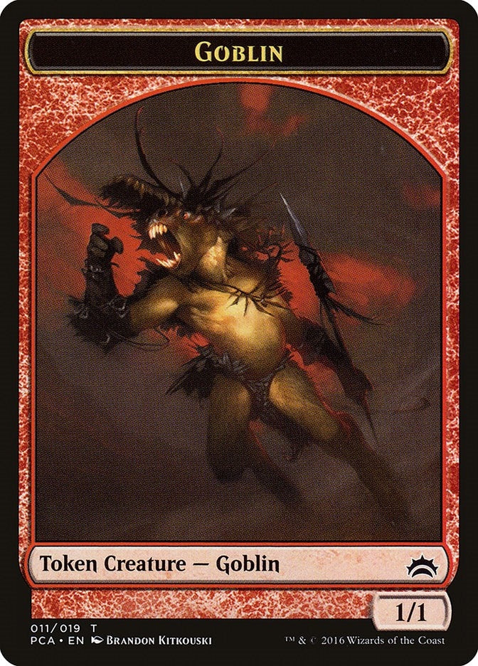 Goblin Boar Double sided Token (11 // 14) [PCA]