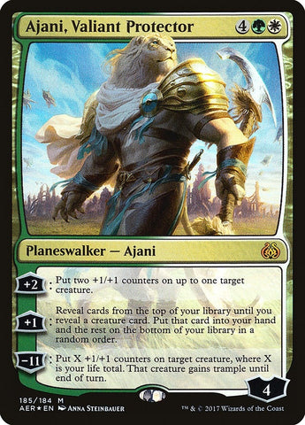 Ajani Valiant Protector (185) [AER]
