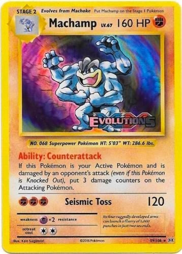 Machamp XY Evolutions Prerelease (59/108) [PR]