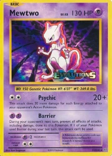 Mewtwo XY Evolutions Prerelease (51/108) [PR]