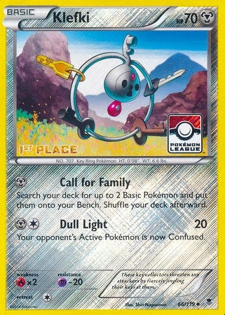 Klefki 66 119 Pokemon League 1st Place (066/119) [PR]