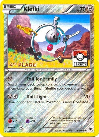 Klefki 66 119 League Promo 4th Place (066/119) [PR]