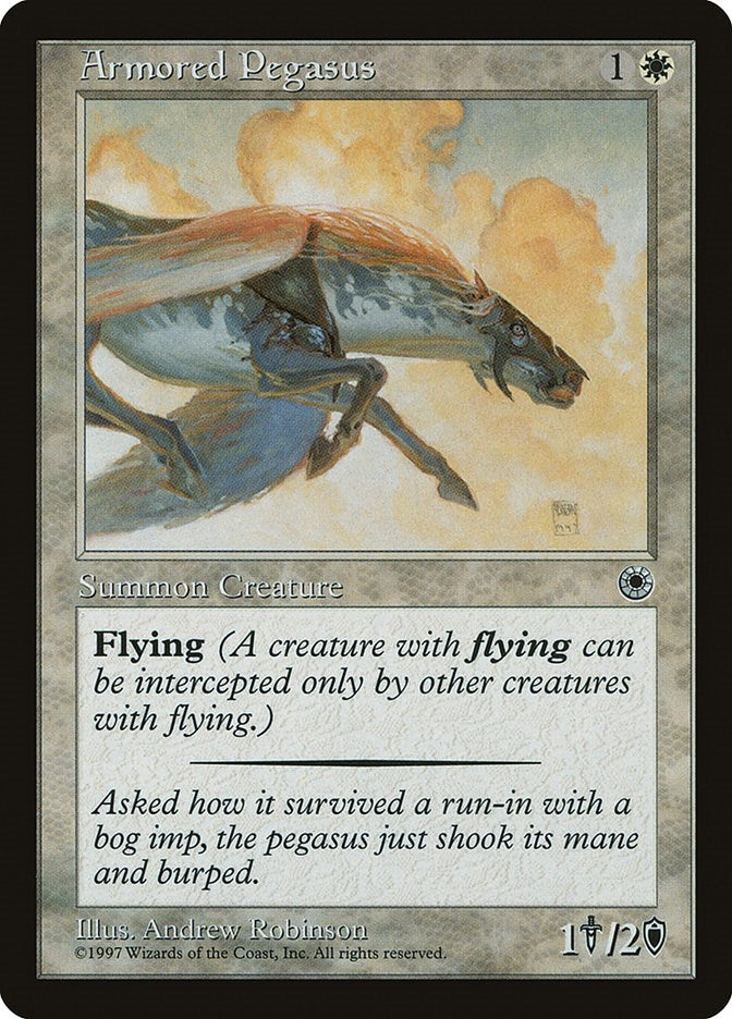 Armored Pegasus Reminder Text [POR]