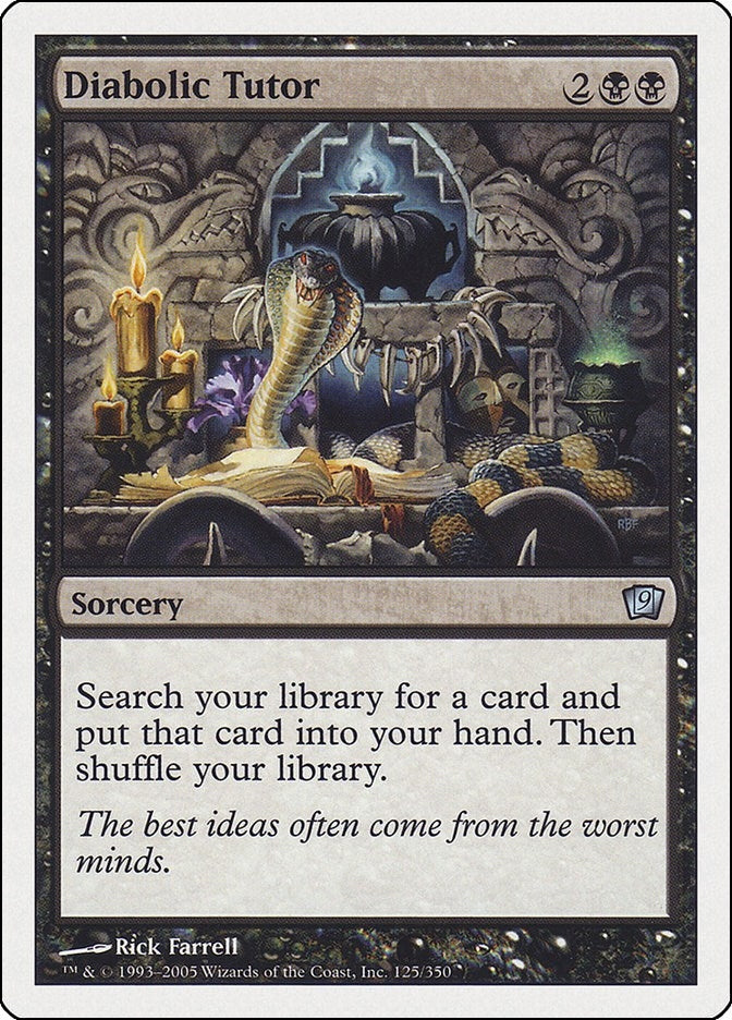 Diabolic Tutor (125) [9ED]