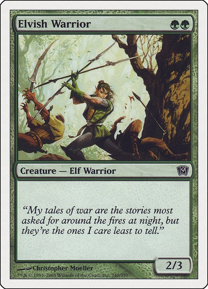 Elvish Warrior (240) [9ED]