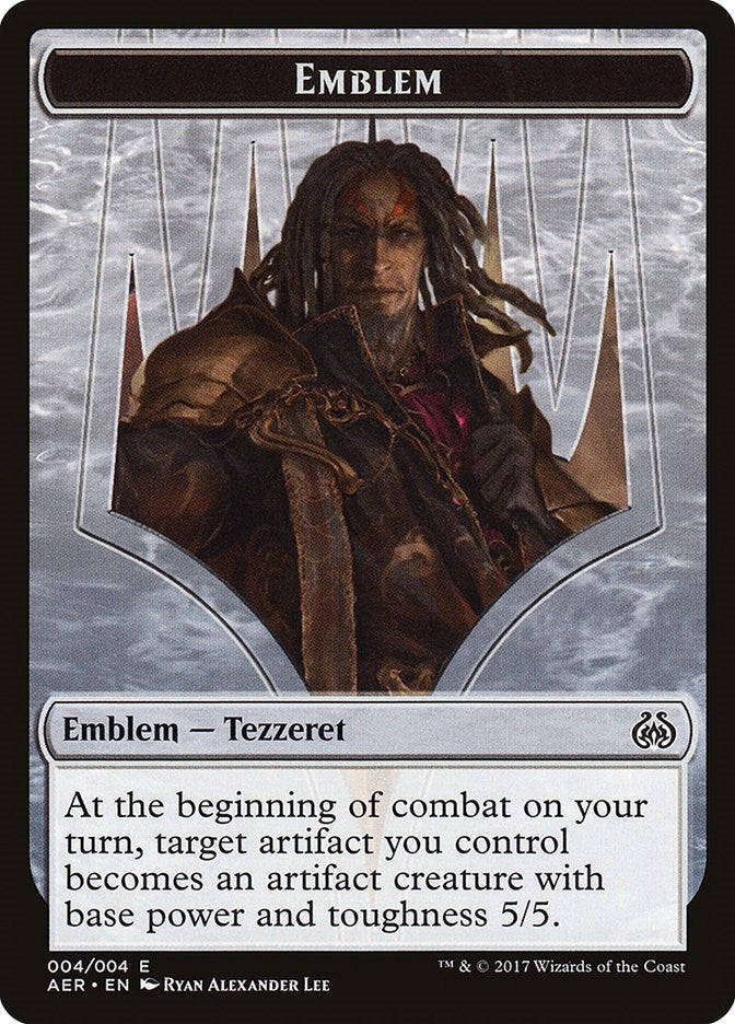 Emblem Tezzeret the Schemer (4) [AER]