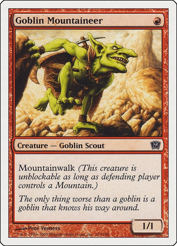 Goblin Mountaineer (193) [9ED]