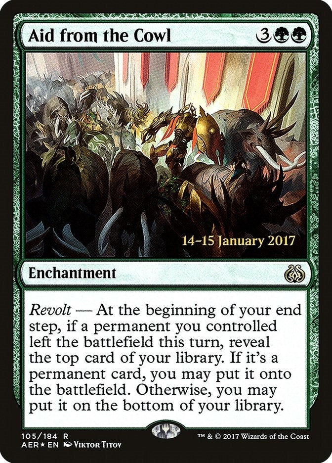 Aid from the Cowl (105) [PRE]