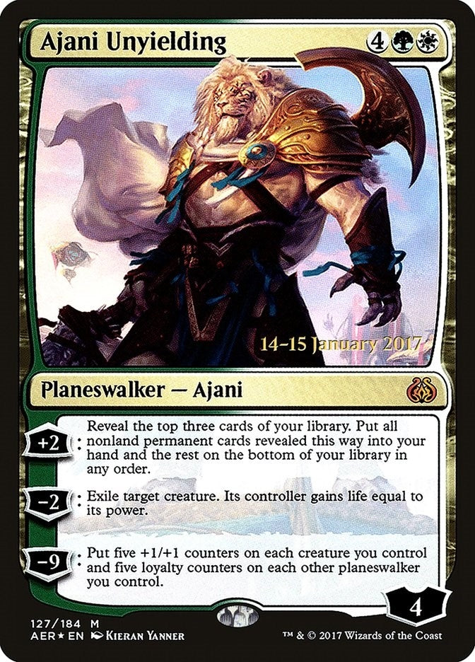 Ajani Unyielding (127) [PRE]