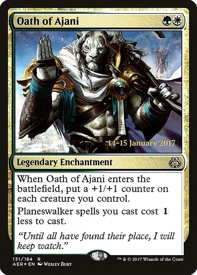 Oath of Ajani (131) [PRE]