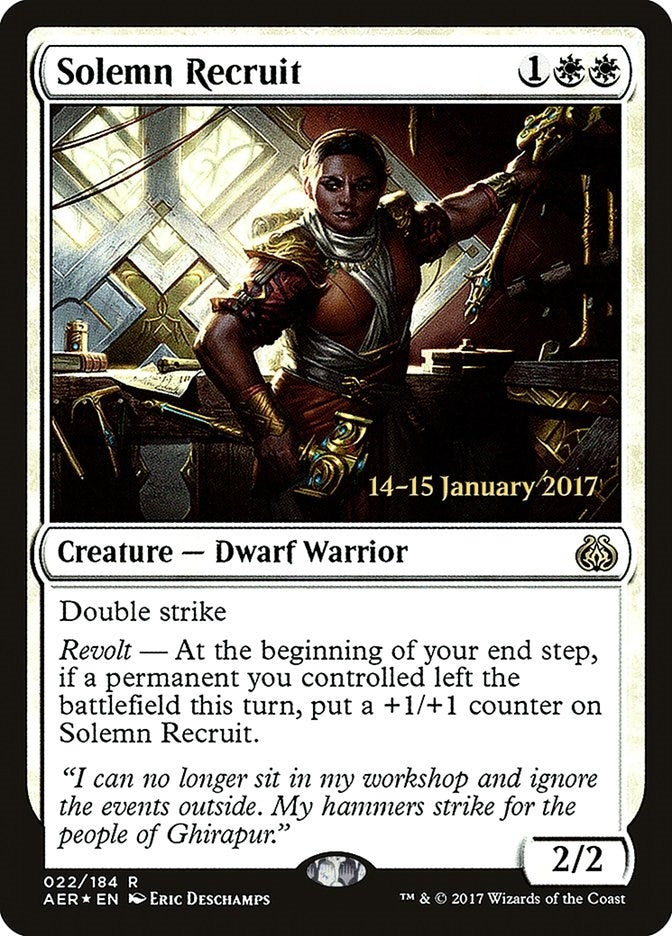 Solemn Recruit (22) [PRE]
