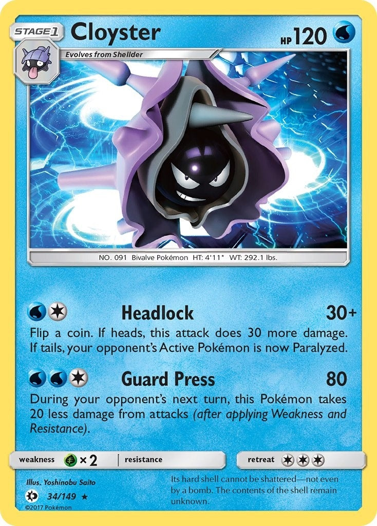 Cloyster (34/149) [SM01]