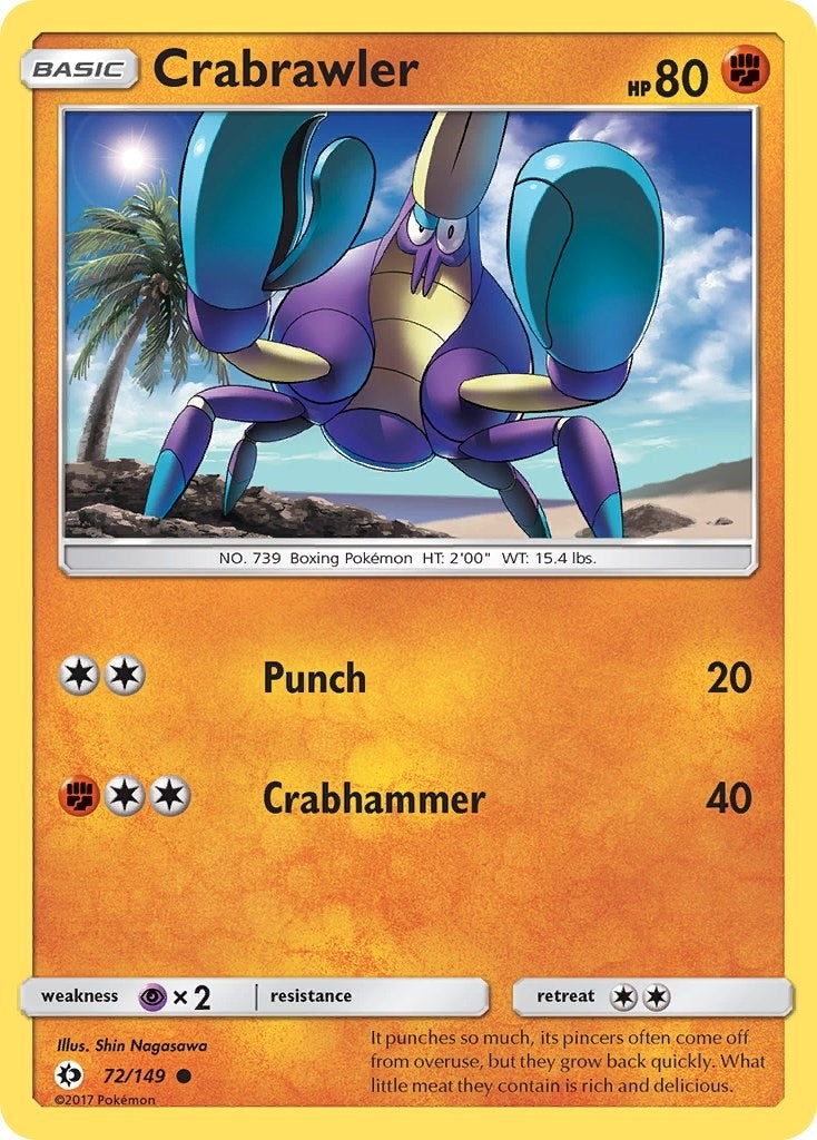 Crabrawler (72/149) [SM01]