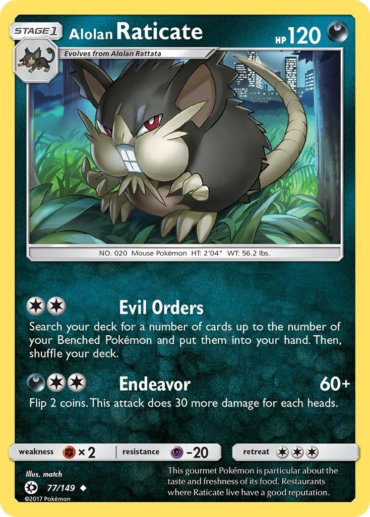 Alolan Raticate (77/149) [SM01]