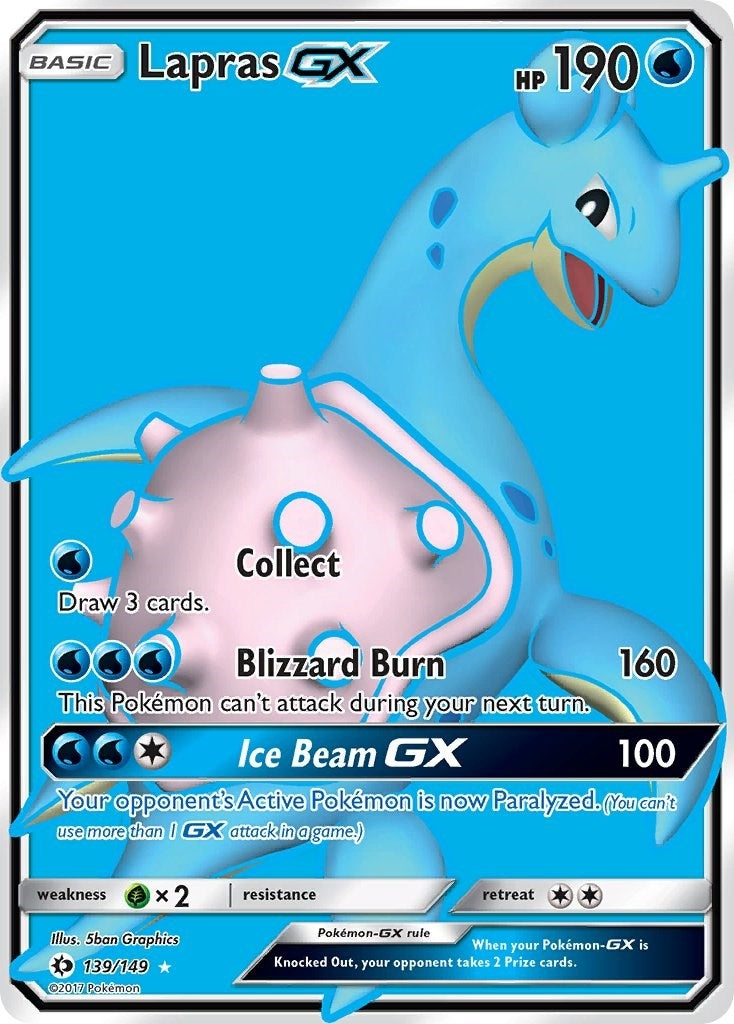 Lapras GX Full Art (139/149) [SM01]