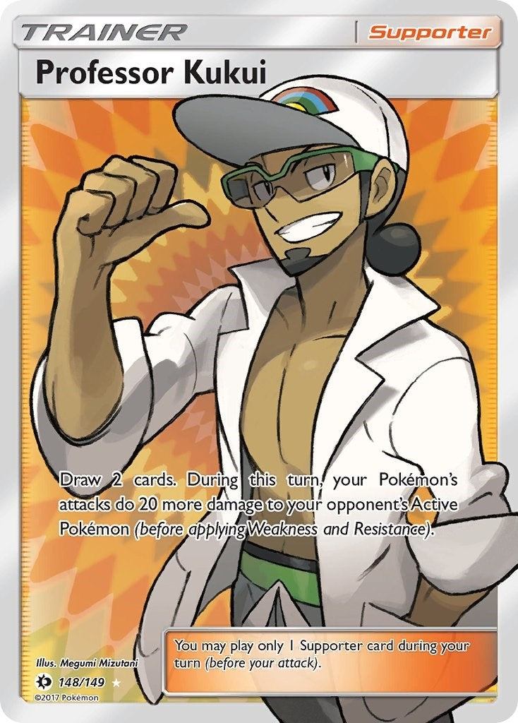 Professor Kukui (Full Art) (148/149) (SM Base Set)