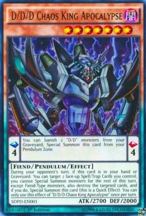 D D D Chaos King Apocalypse (SDPD-EN001) [SDPD]