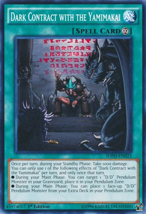 Dark Contract with the Yamimakai (SDPD-EN023) [SDPD]