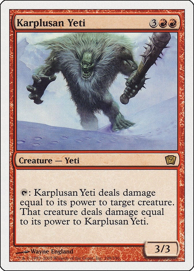 Karplusan Yeti (198) [9ED]