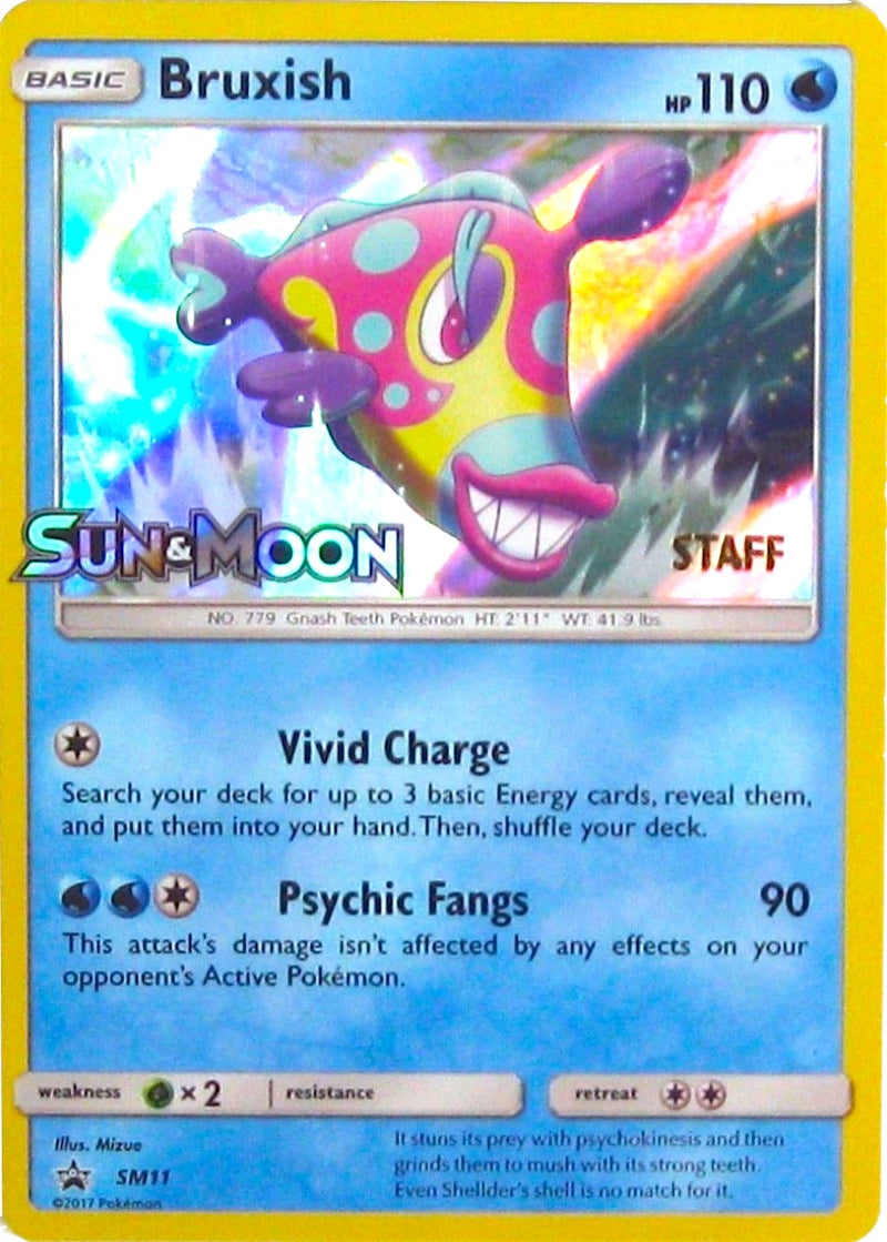 Bruxish SM11 Prerelease Staff (SM11) [SMP]