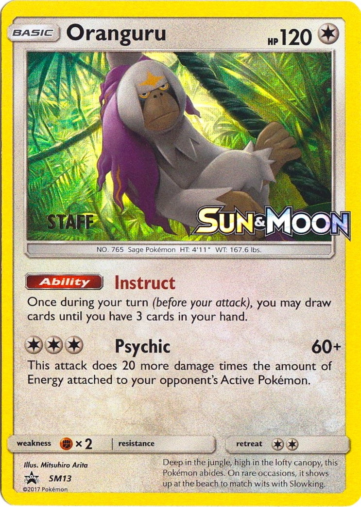 Oranguru SM13 Prerelease Staff (SM13) [SMP]
