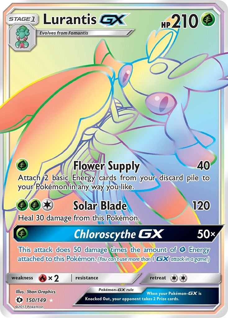 Lurantis GX (Secret) (150/149) (SM Base Set)