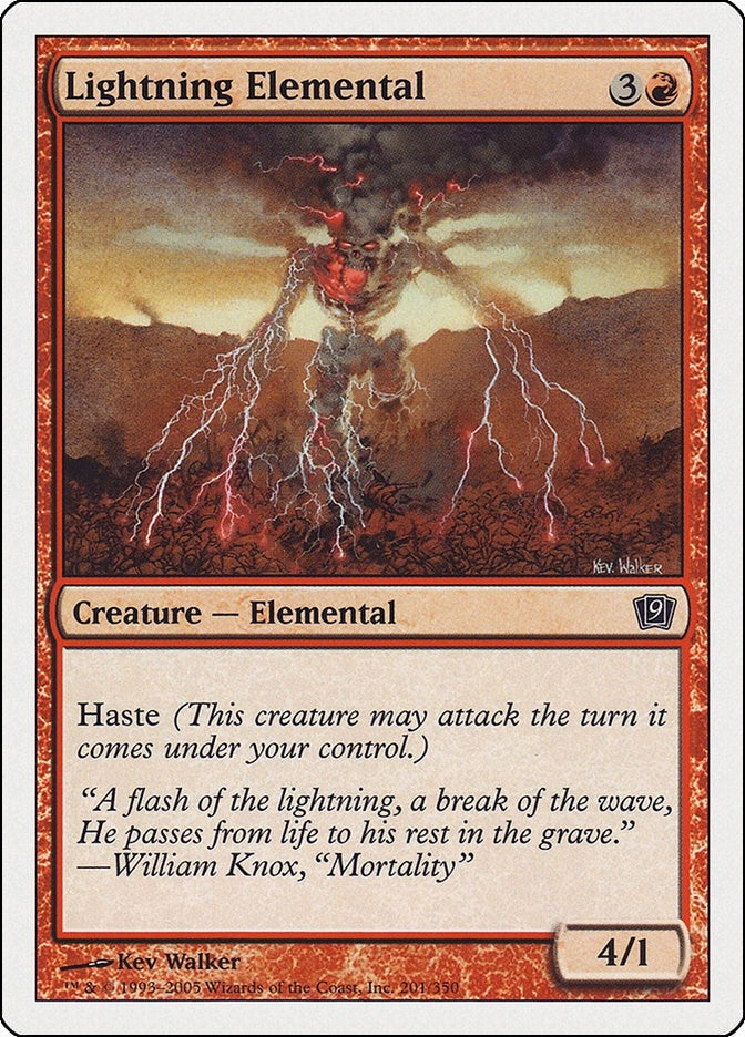 Lightning Elemental (201) [9ED]