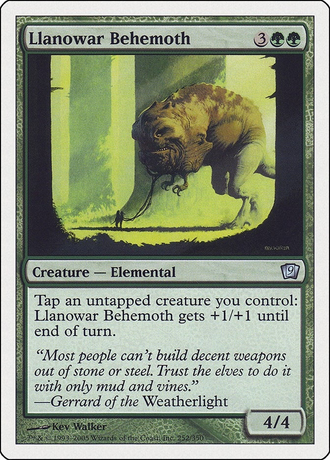 Llanowar Behemoth (252) [9ED]