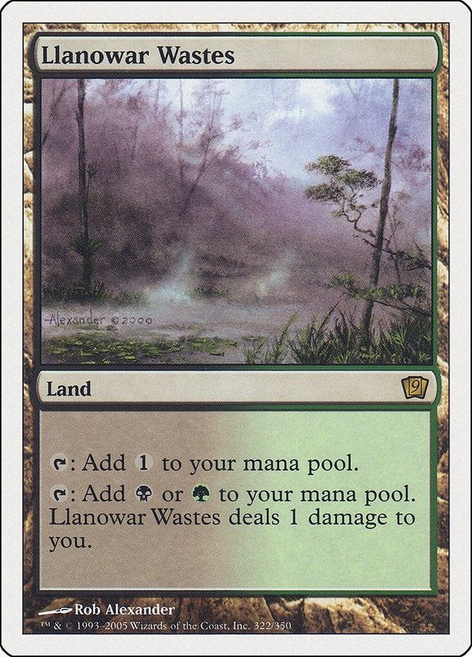 Llanowar Wastes (322) [9ED]