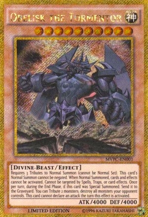 Obelisk the Tormentor (MVPC-EN001) [MVP1-ENG]