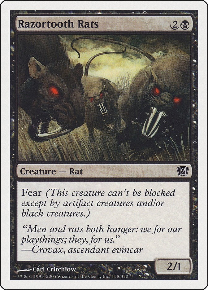 Razortooth Rats (158) [9ED]