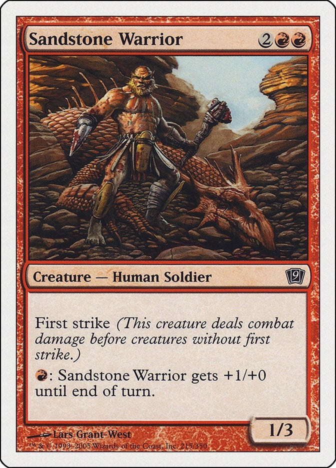 Sandstone Warrior (215) [9ED]