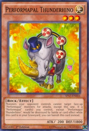 Performapal Thunderhino Starfoil (SP17-EN016) [SP17]