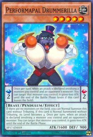 Performapal Drummerilla Starfoil (SP17-EN019) [SP17]