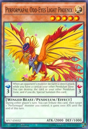 Performapal Odd Eyes Light Phoenix (SP17-EN032) [SP17]