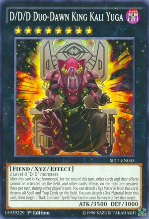 D D D Duo Dawn King Kali Yuga (SP17-EN045) [SP17]