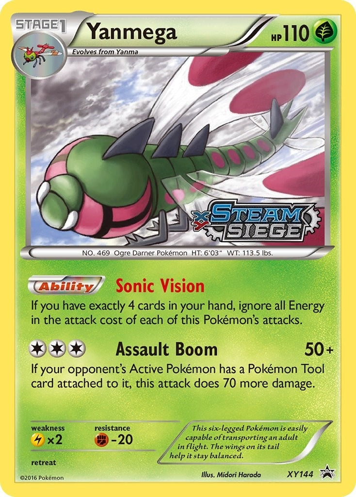 Yanmega XY Steam Siege Prerelease (XY144) [PR]