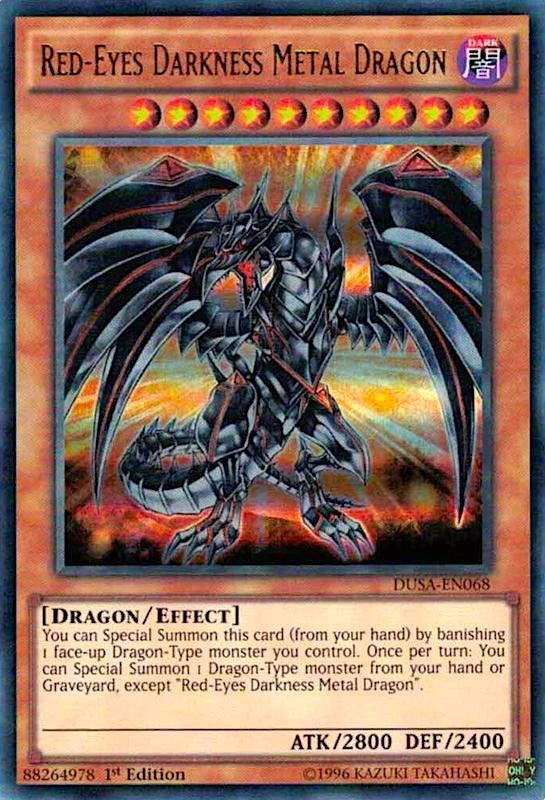 Red Eyes Darkness Metal Dragon (DUSA-EN068) [DUSA]
