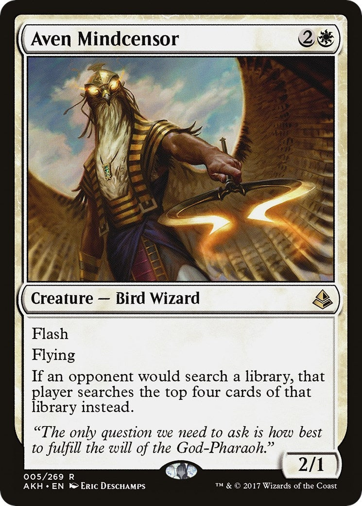 Aven Mindcensor [Amonkhet]