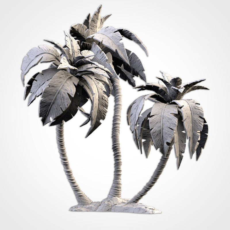 Palms 3D printed terrain view 12