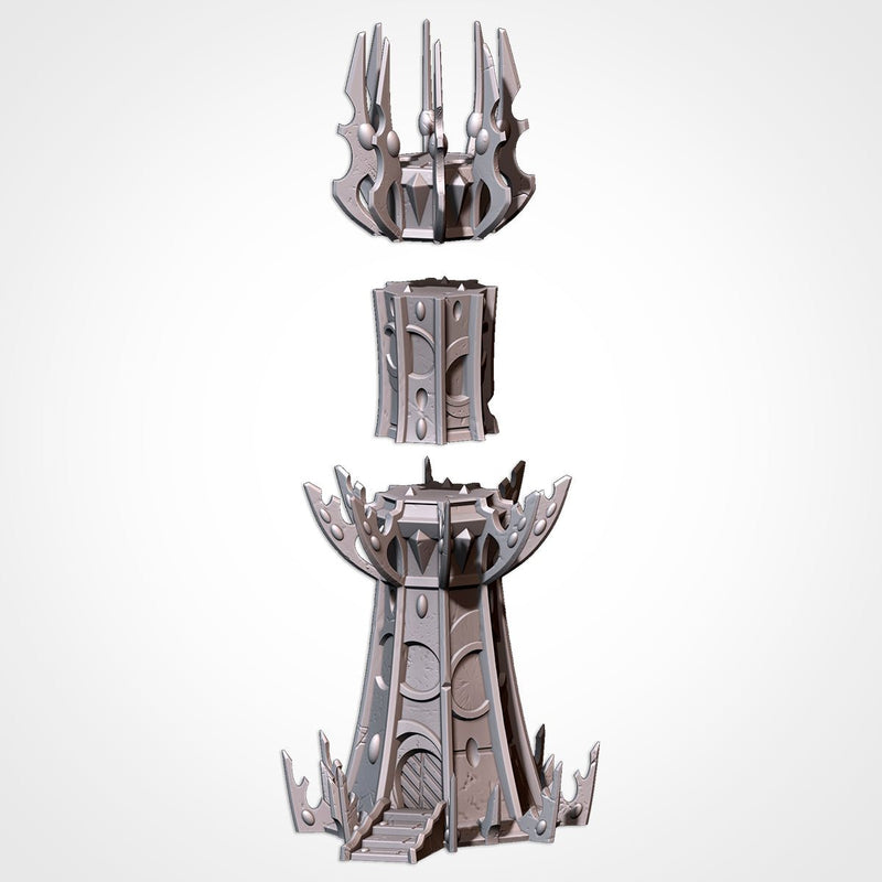 Village Of The Dark Elves 3D printed terrain view 12