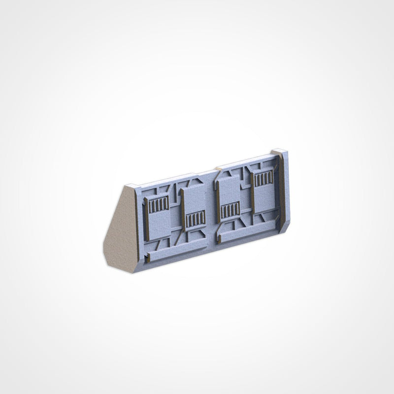 Bunkers 3D printed terrain view 12
