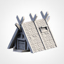 Viking Houses 3D printed terrain view 12