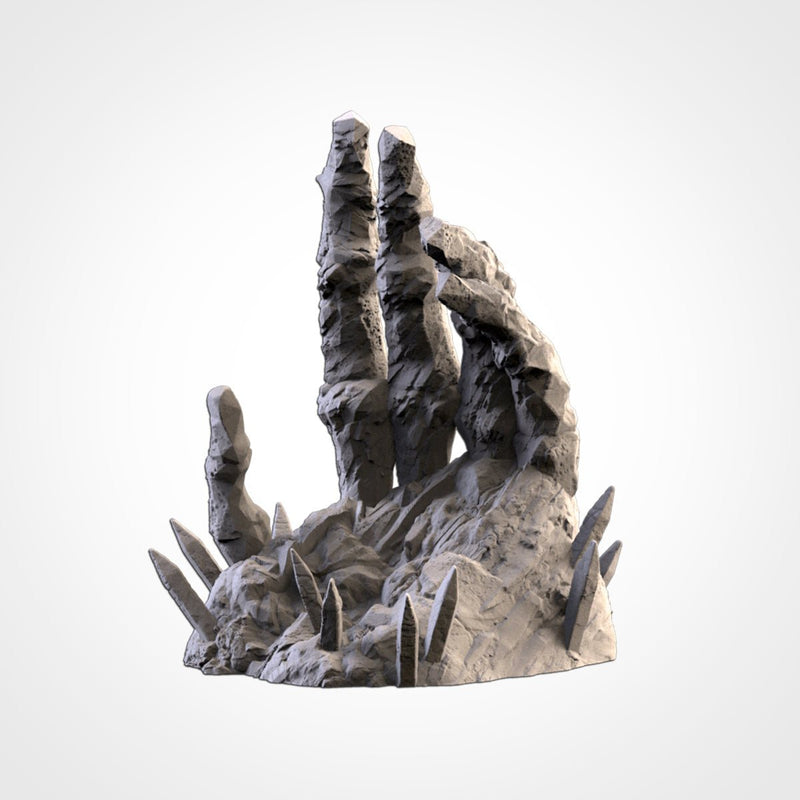 Cursed Ground 3D printed terrain view 12