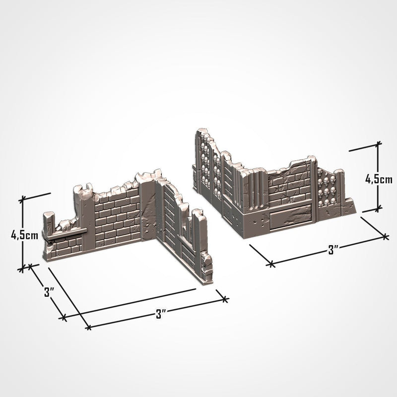 Cathedral Ruins UKTC 3D printed terrain view 12
