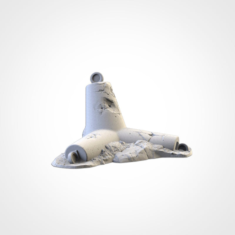 War Bunkers 3D printed terrain view 12