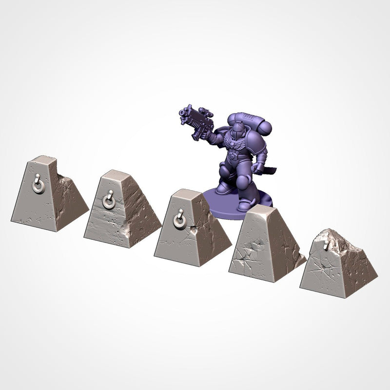 Obstacles Of War 3D printed terrain view 12
