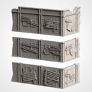 Post-Apocalyptic Ruins WTC Set 01 3D printed terrain view 12