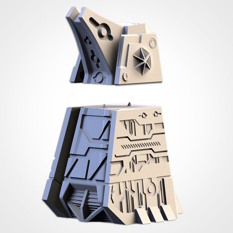 Xeno Pyramids 02 3D printed terrain view 12