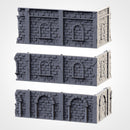 Classic Ruins WTC Set 01 3D printed terrain view 12